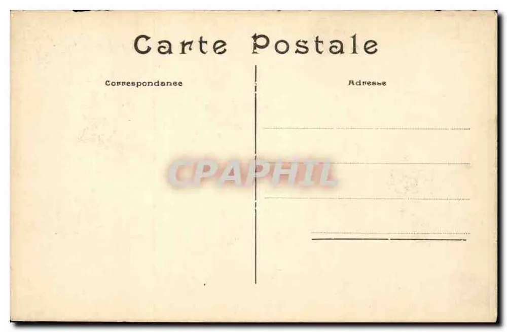Paris — O Leão de Belfort — C. W. - Verso