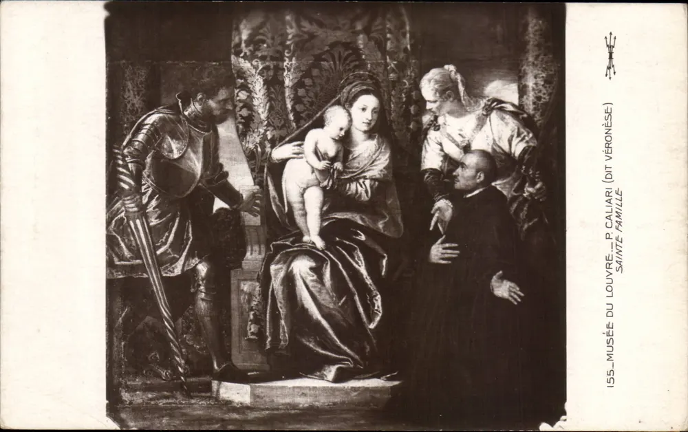 Heilige Familie — P. Caliari (genannt Veronese) — Louvre-Museum - Vorderseite