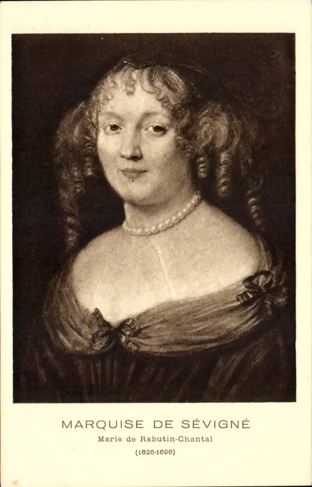 Marquise de Sévigné — Portrait — Braun & Cie, Paris, Nr. 18880 - Vorderseite