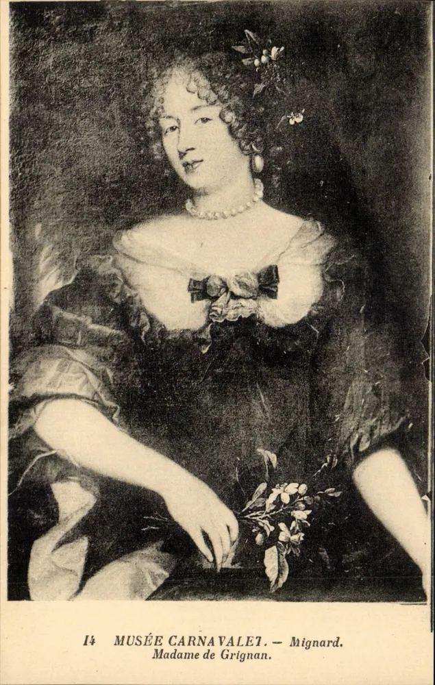 Madame de Grignan — Retrato por Mignard — Museu Carnavalet - Frente
