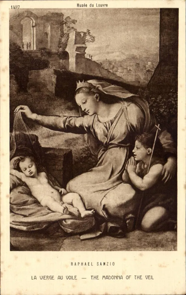 Die Jungfrau mit dem Schleier — Raphael Sanzio — Musée du Louvre - Vorderseite
