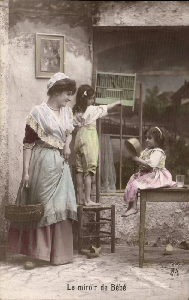 Der Spiegel von Bébé — Straßenszene — A.N. Paris, n° 12996 - Vorderseite