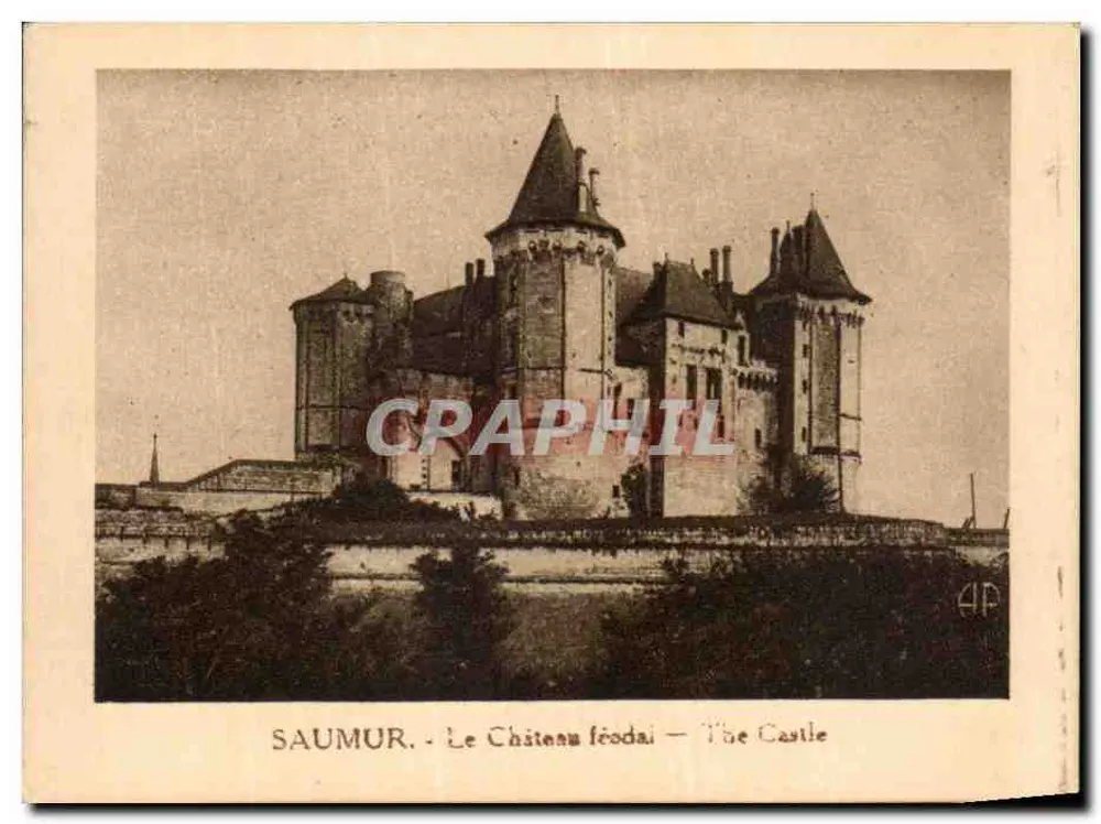 Saumur - O Castelo Feudal — The Castle - Frente