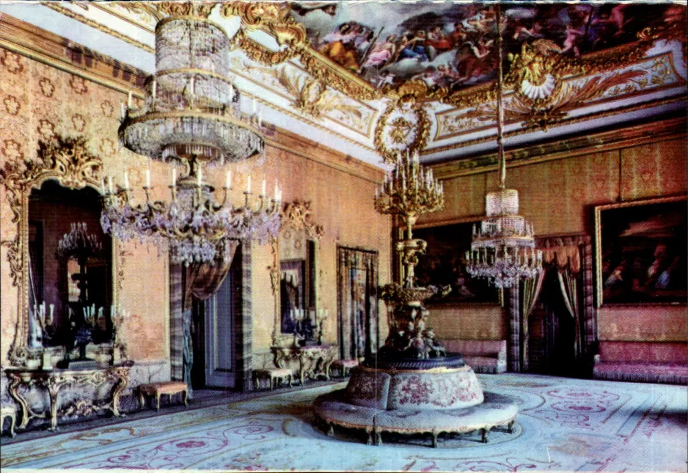Palácio Real. Salaeta — Pequeno salão — Editorial Patrimonio Nacional, n° 139 - Frente