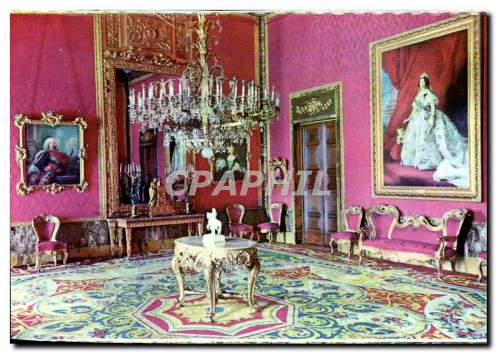 Sala Królowej Marie-Cristine — Pałac Królewski, Madryt — Wydawca Narodowy Zasoby - Awers