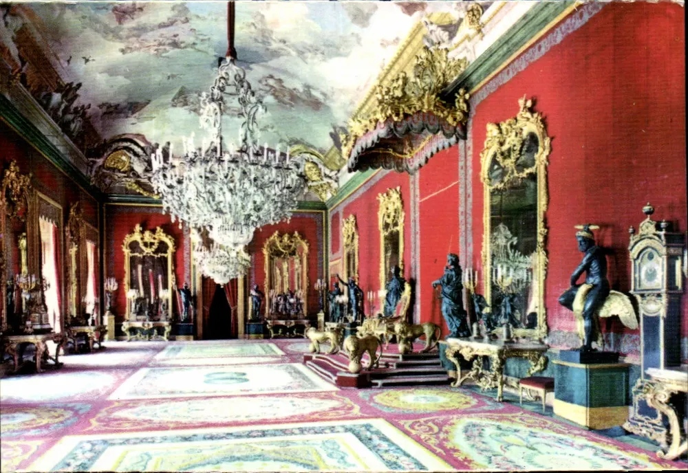 Palácio Real. Salão do Trono — Madrid — Editorial PATRIMONIO NACIONAL, n° 127 - Frente