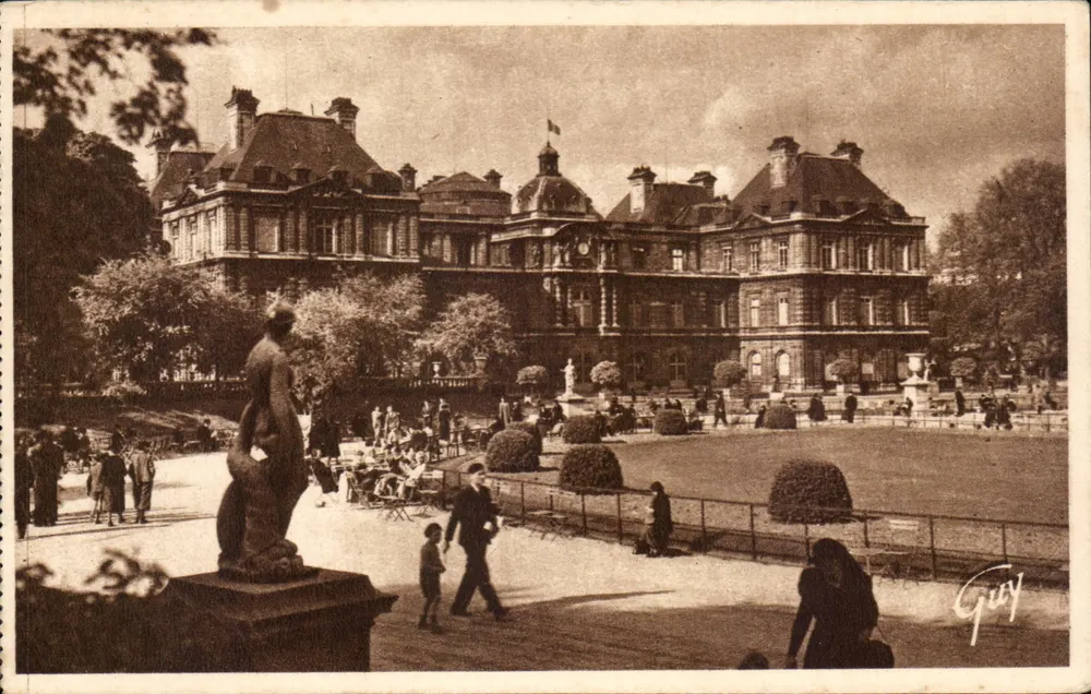 Luxemburggarten — Palast von Luxemburg — Verleger GUY - Vorderseite