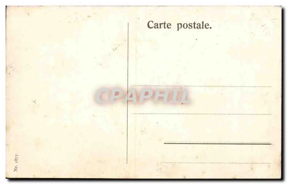 Familie in der Küche — Alltagsszene — Nr. 1877 - Rückseite