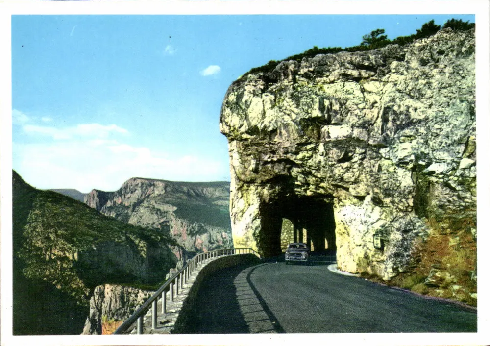Túnel du Fayet — vista panorámica — editor desconocido - Anverso