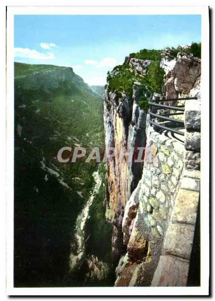 Vista do canyon do Verdon — editor não identificado, número de série não visível - Frente
