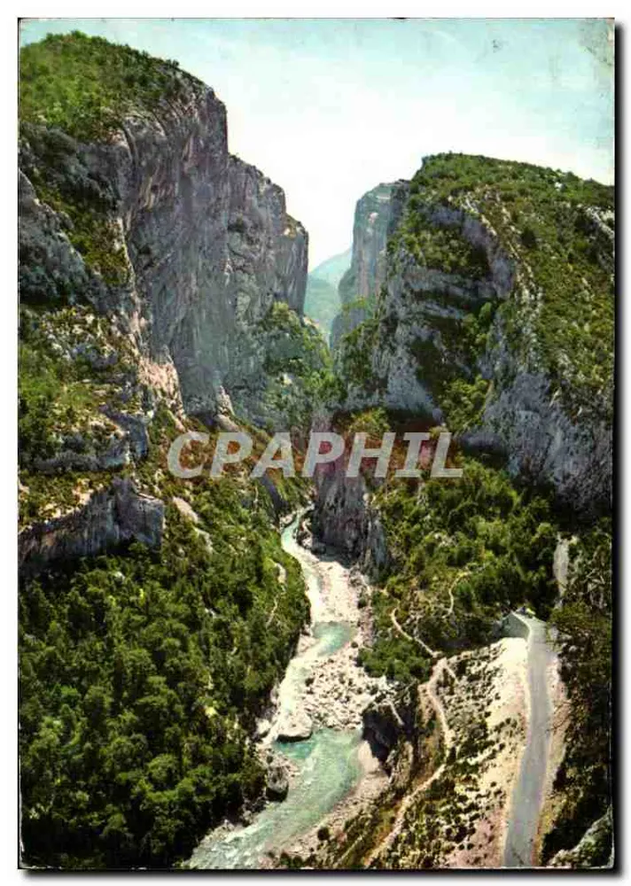 As gargantas do Verdon — vista panorâmica — Editions TARDY, Marselha - Frente