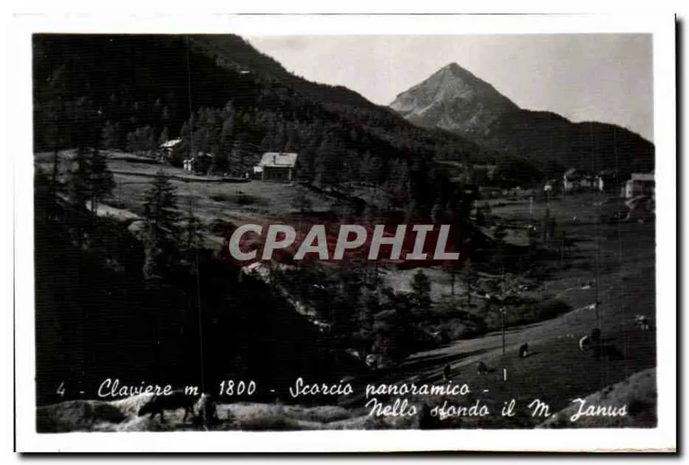 Clawiere m. 1800 — Panorama com o M. Janus - Frente