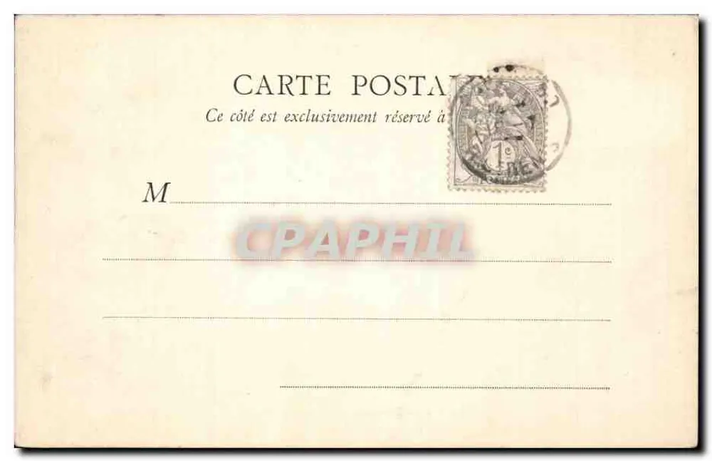 Paris — Fontaine de Carpeaux — B. F., Paris, n°18 - Verso
