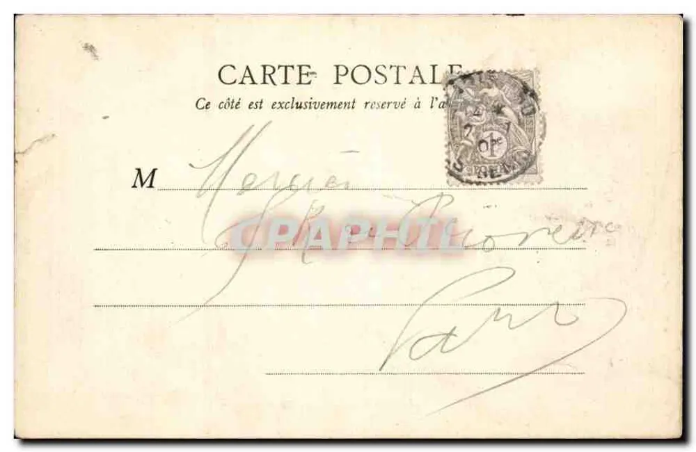 Paris — Escola de Direito — B. F., Paris, n° 151 - Verso