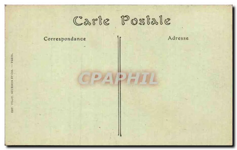 Paris - Innenansicht der Sainte-Chapelle, Das Reliquiar — ND. Phot - Rückseite