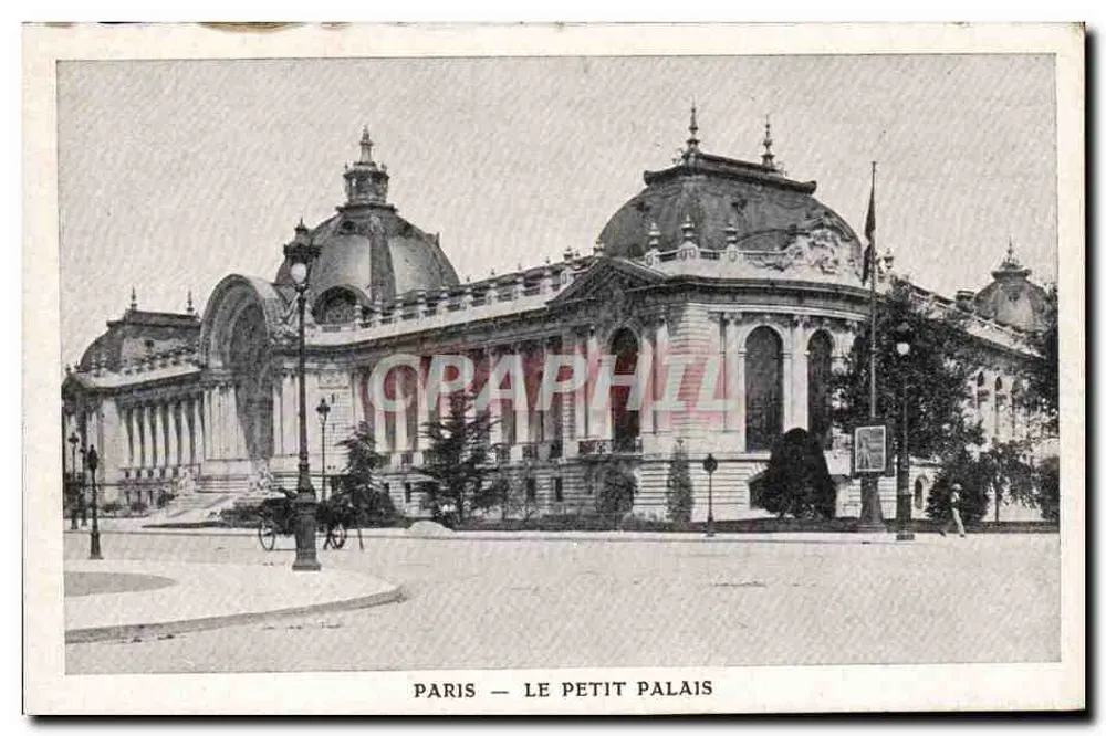 Paris — O Pequeno Palácio — editor não visível - Frente