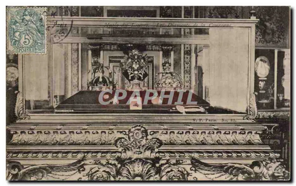 Musée du Louvre — Die Krönungsdiademe — V.P. Paris Nr. 83 - Vorderseite