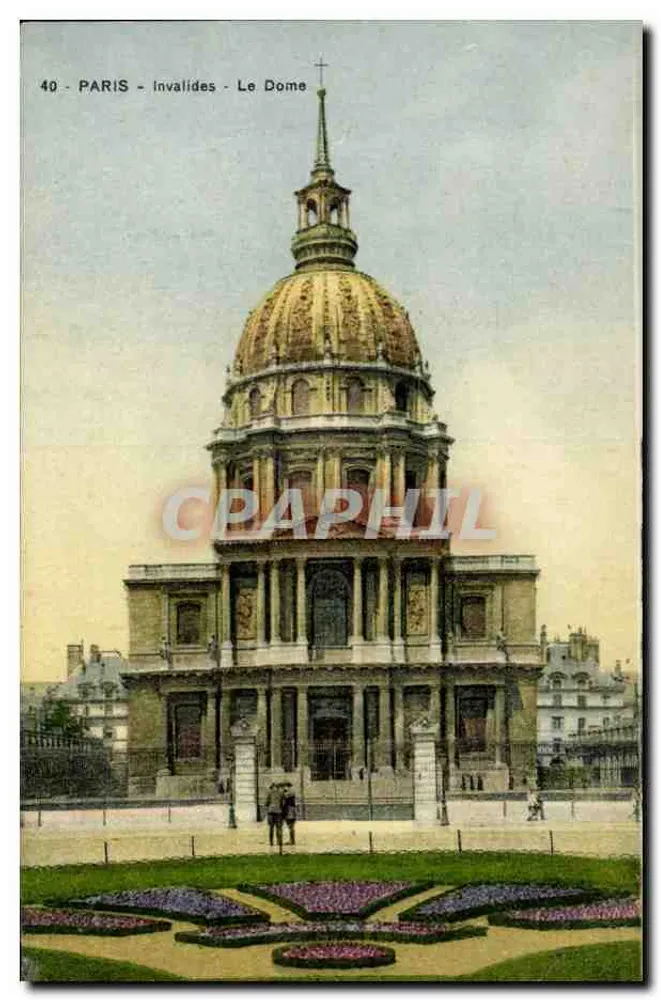 Paris - Invalides - O Dômer — editor Imprensa Marveille - Frente