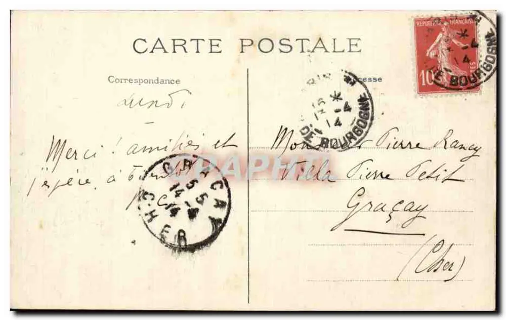 Museu Canavelet - Cour dos Tecelões — G. Bouchétal, foto-editora 12, Ed de l'Hôpital - Verso