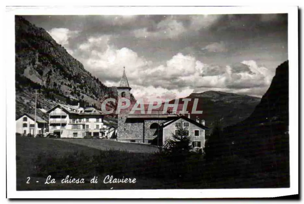 Kirche von Clavière - Vorderseite