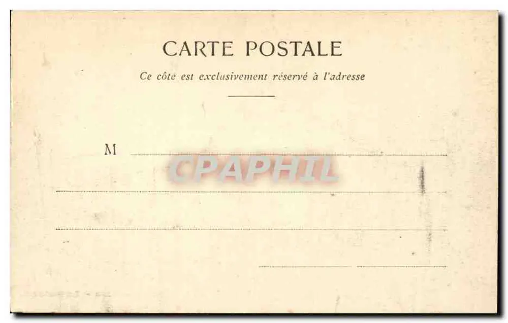 Paris - Parc Monceau - A Rotonda — editor anônimo, n° 160 - Verso