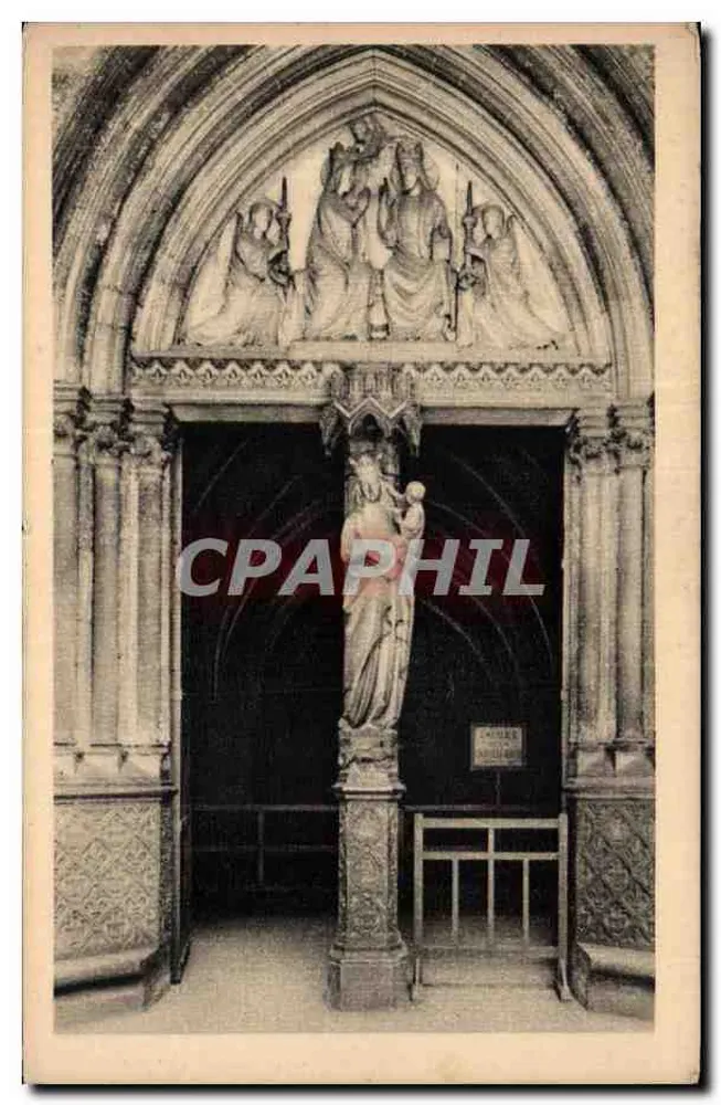 Portail de la Sainte-Chapelle — Paris — Serv. Commercial Monuments Historiques Gd Palais, Av. Alexandre-III, Paris - Recto