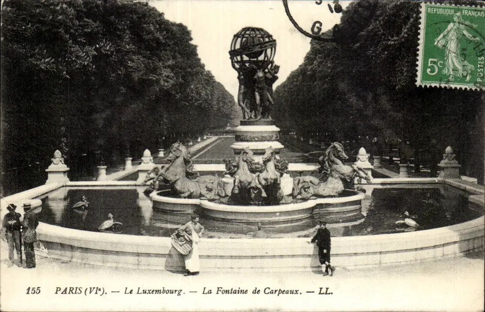 Paris (VIe) — Der Luxembourg — Die Fontaine de Carpeaux — LL. - Vorderseite