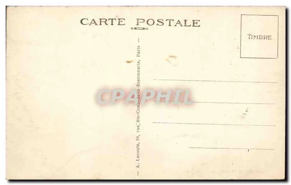 O Bois de Boulogne – O Lago — A. L. - Verso