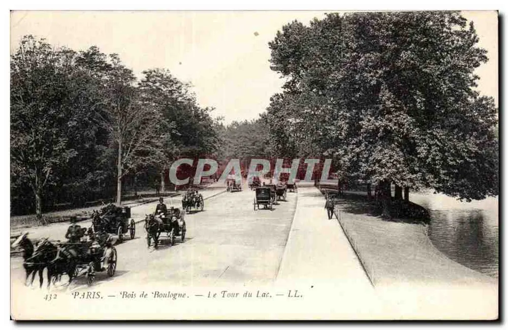 Paris — Bois de Boulogne — Le Tour du Lac — LL - Recto