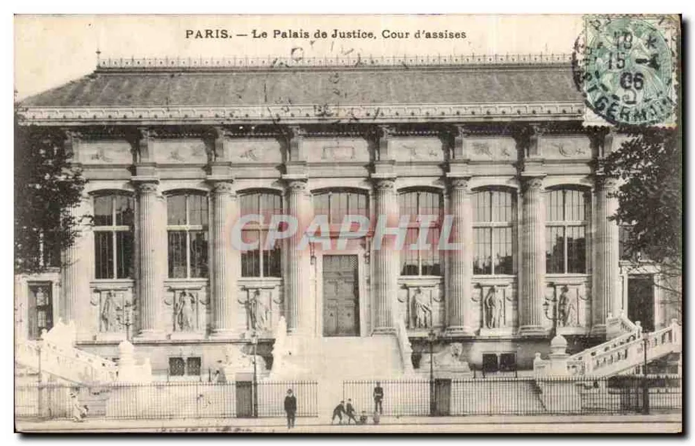 PARIS — Het Paleis van Justitie, Hof van Beroep — Uitgever niet zichtbaar - Voorkant