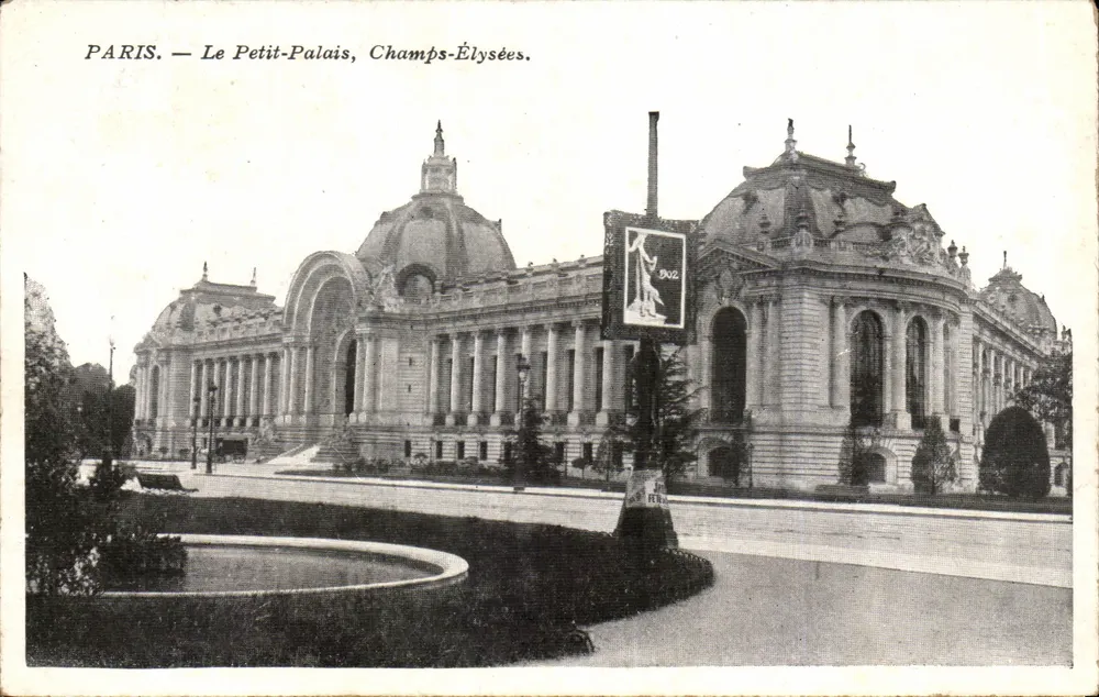 Paris — O Petit-Palais, Champs-Élysées — editor P. P. n° 902 - Frente