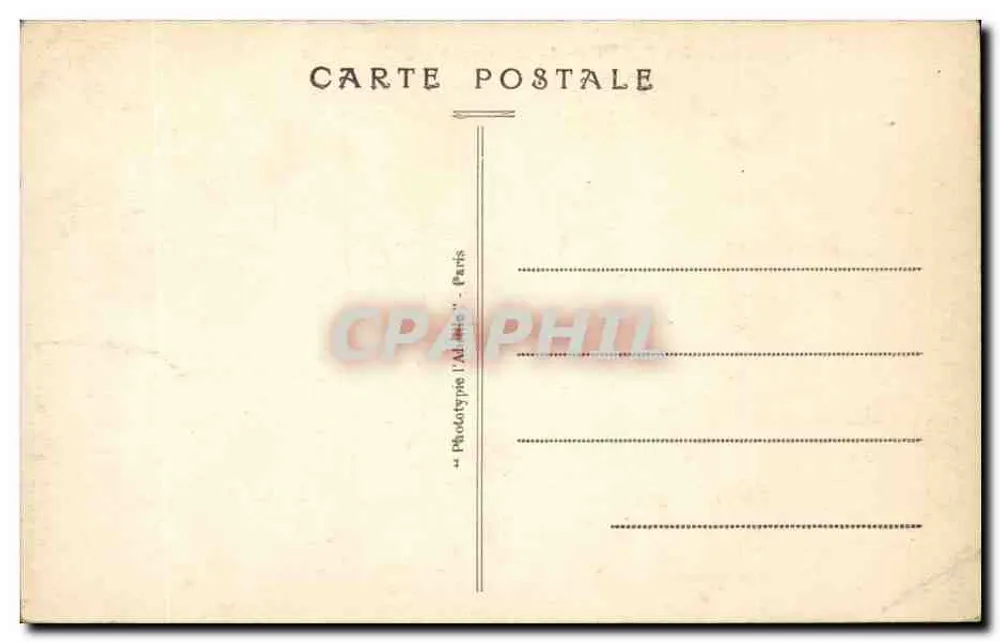 Paris — O Monumento a Claude Debussy — Phototypie L'Adriatic, Paris, n° 276 - Verso