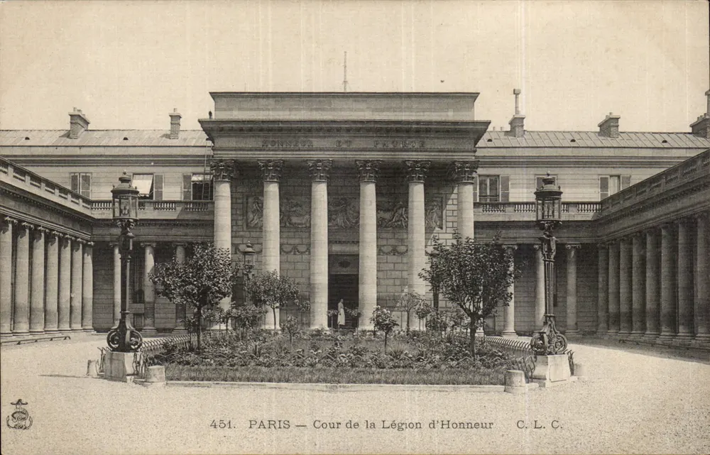 PARIS — Cour de la Légion d'Honneur — C.L.C. n°451 - Frente