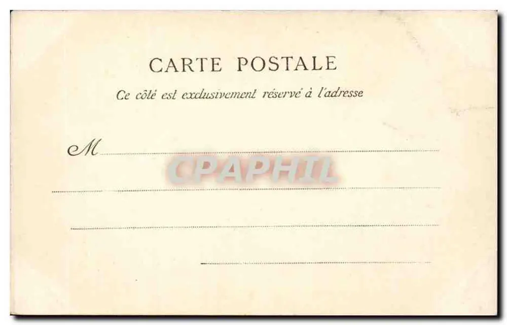 Paris — Praça Denfert - Leão de Belfort — editor anônimo, n° 215 - Verso