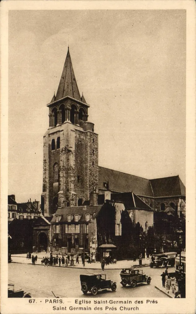 Paris - Igreja de São Germain-des-Prés — editor desconhecido, n° 67 - Frente