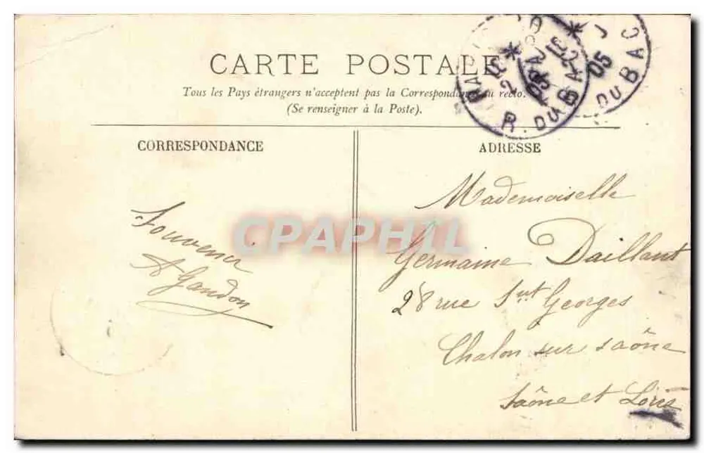Paris — A Igreja de São Etienne du Mont — LL. - Verso