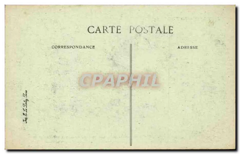 PARIS — A Madeleine — Editora B.D. n° 4565 - Verso