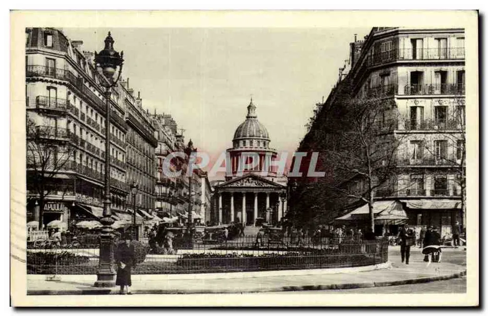 Paris - O Panteão e a Rue Soufflot — editor APULLA - Frente