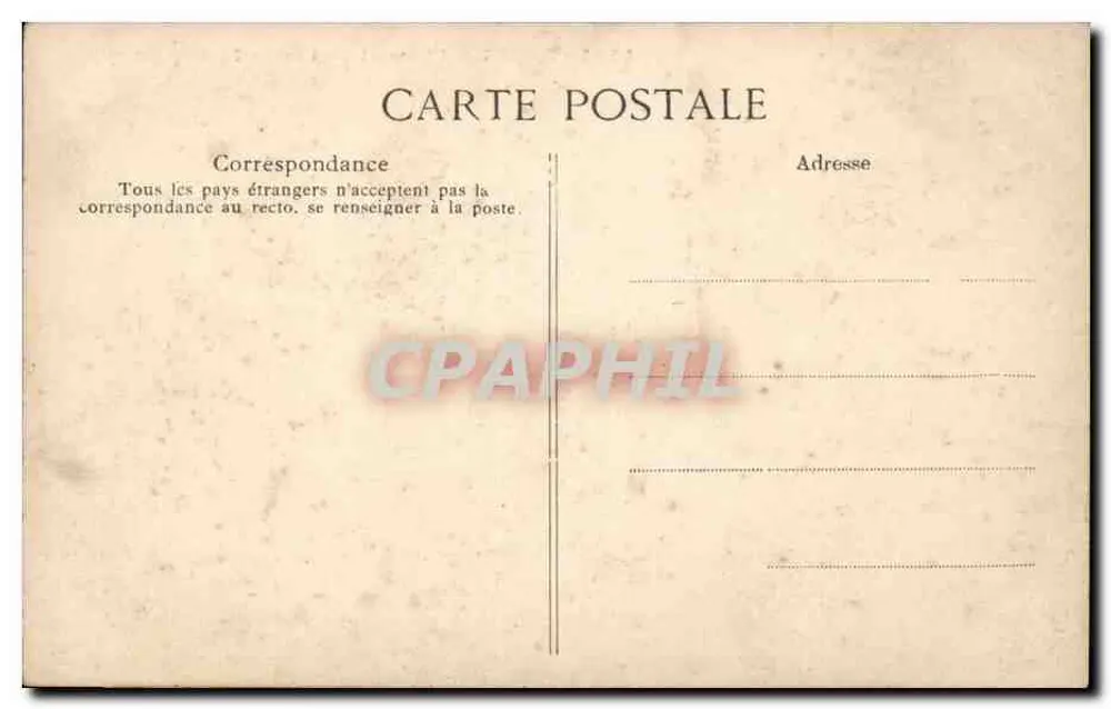 Paris – Place e Estátua da República — n° 4205 - Verso