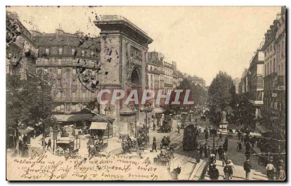 Paris — O Boulevard Saint-Dominique — editor não identificado - Frente