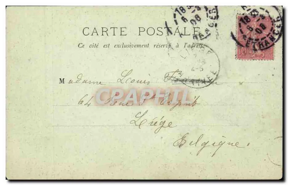 Paris — O Boulevard Saint-Dominique — editor não identificado - Verso
