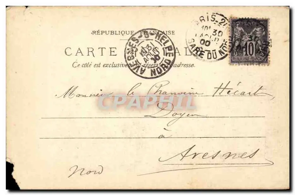 Exposición de 1900 — Pabellón Real de Italia — Editor no identificado - Reverso