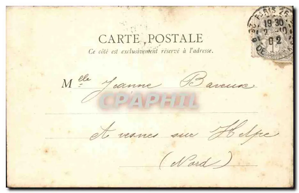 Église Russe — Paris — B. F., Paris, n°27 - Verso