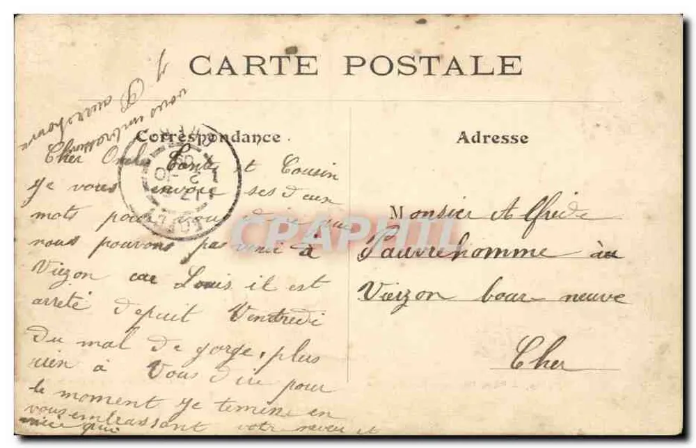 Paris — Praça Royale — As Arcadas — L. J. & Cie, editor, Angoulême-Paris - Verso
