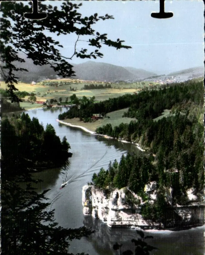 Villers-le-Lac (Doubs) — Becken und Echo-Felsen — 112 - Vorderseite