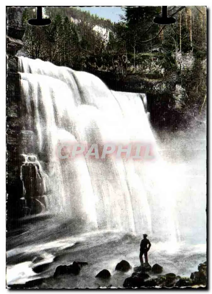 Wasserfall des Doubs — Grenze Frankreich-Schweiz — VILLERS-le-LAC (Doubs) - Vorderseite