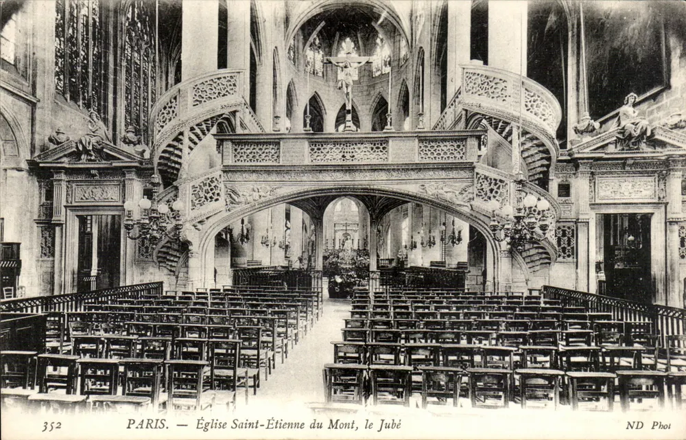 Paris — Église Saint-Étienne du Mont, le Jubé — ND Phot - Recto
