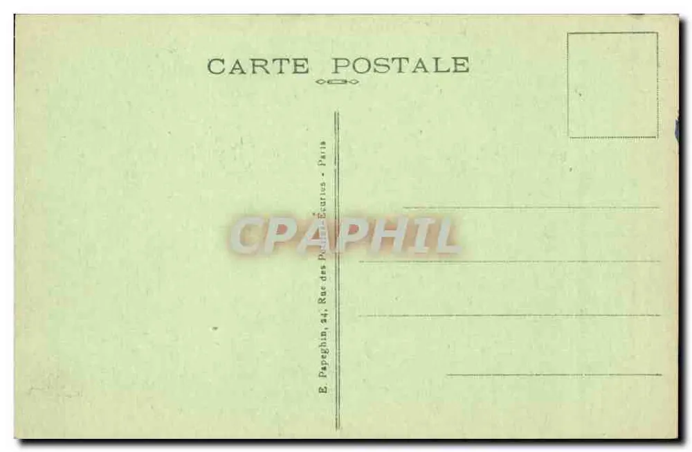 Paris — O Trocadéro — A.P. - Verso