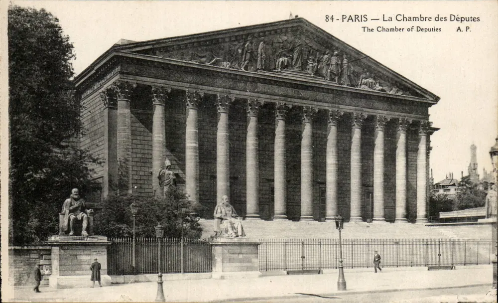 Paris — A câmara dos Deputados — A.P. n°84 - Frente