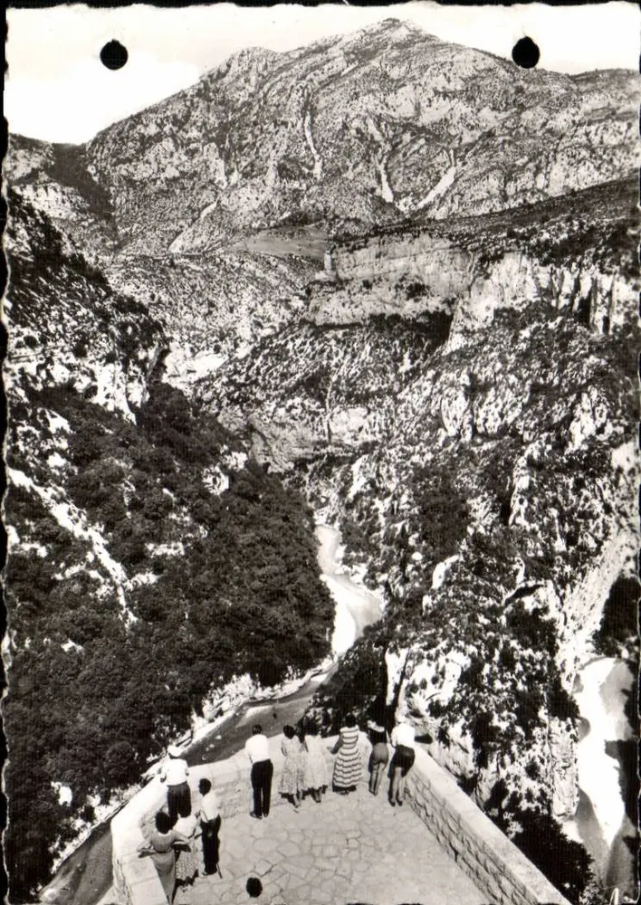 Die Mescla — Zusammenfluss des Verdon und Artuby — - Vorderseite